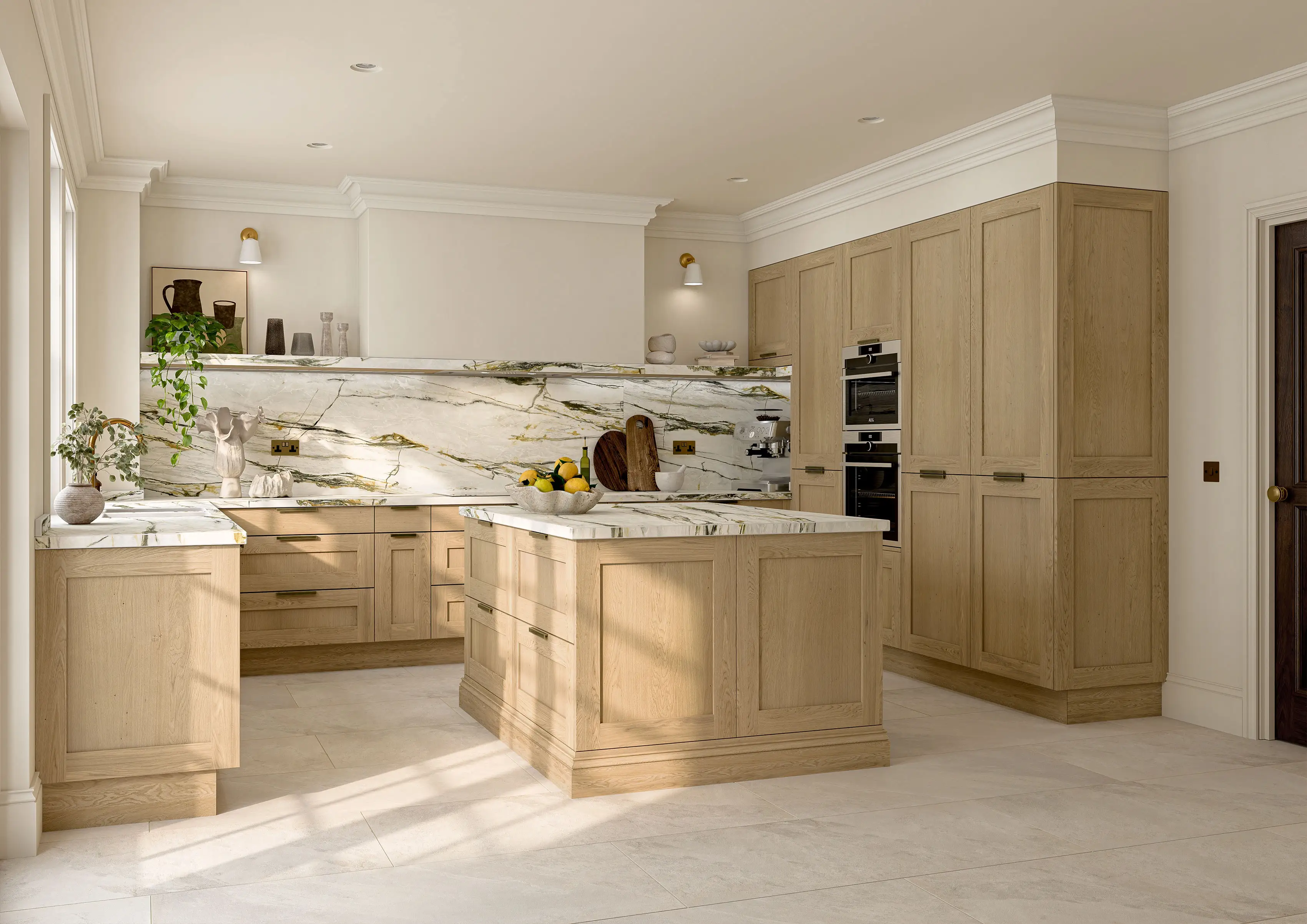 Mornington Shaker Oak - Newcastle Kitchen Ranges