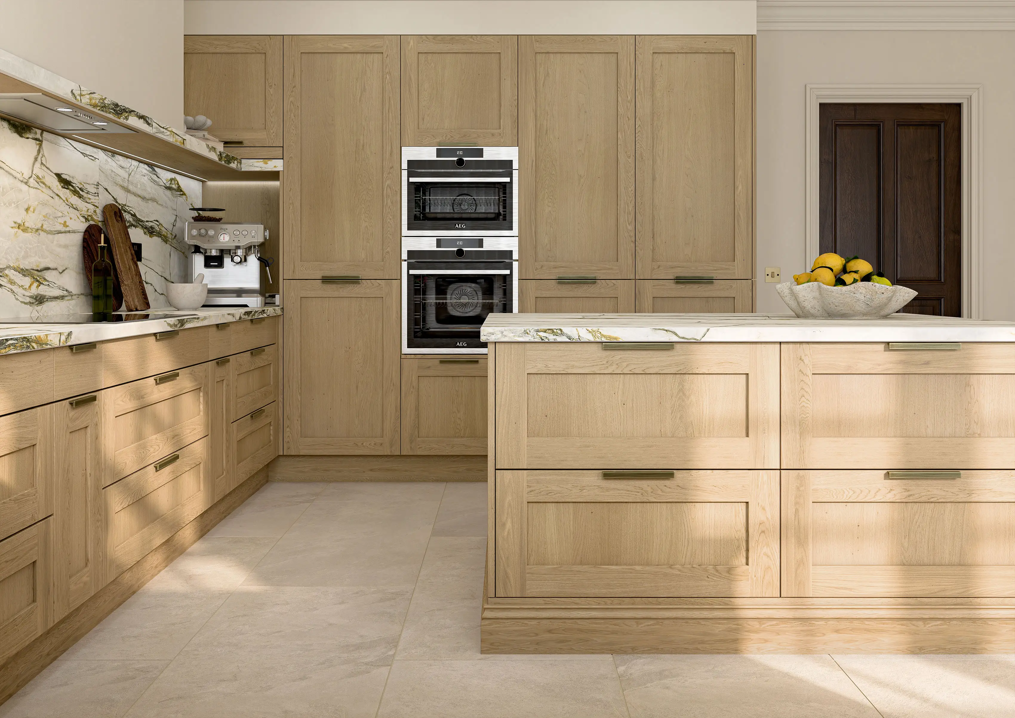 Newcastle Kitchens - Mornington Shaker Oak Range