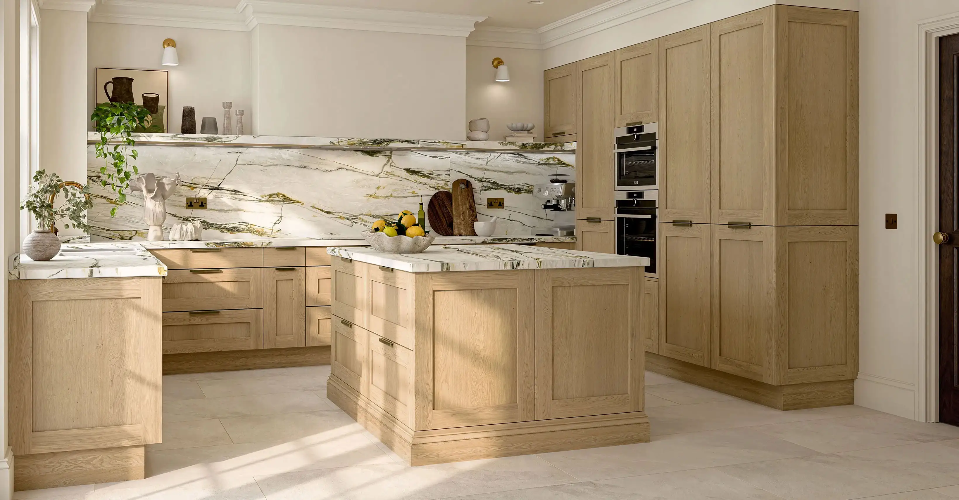 Mornington Shaker Oak - Newcastle Kitchen Ranges